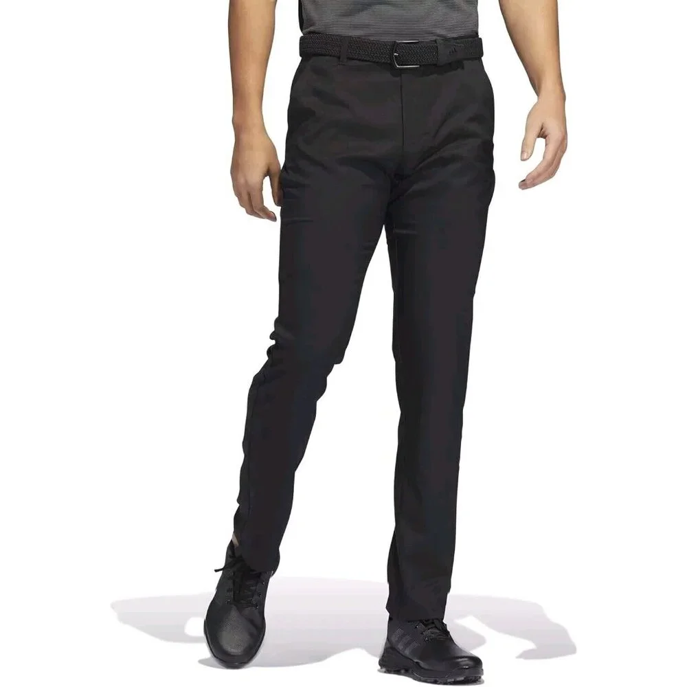 Adidas Solid Black Golf Pants Men's Size 34X30